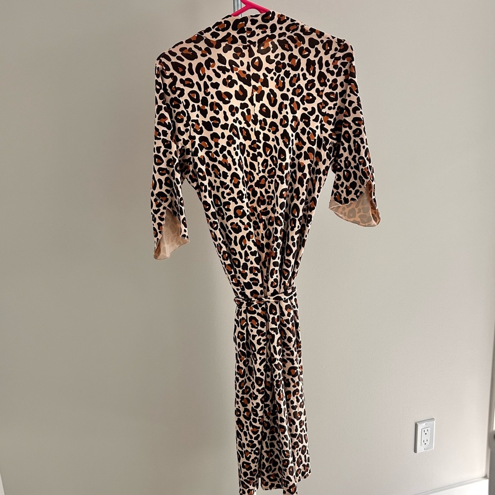 Smash + Tess Leopard Print Robe - Small Medium - Picture 3 of 7